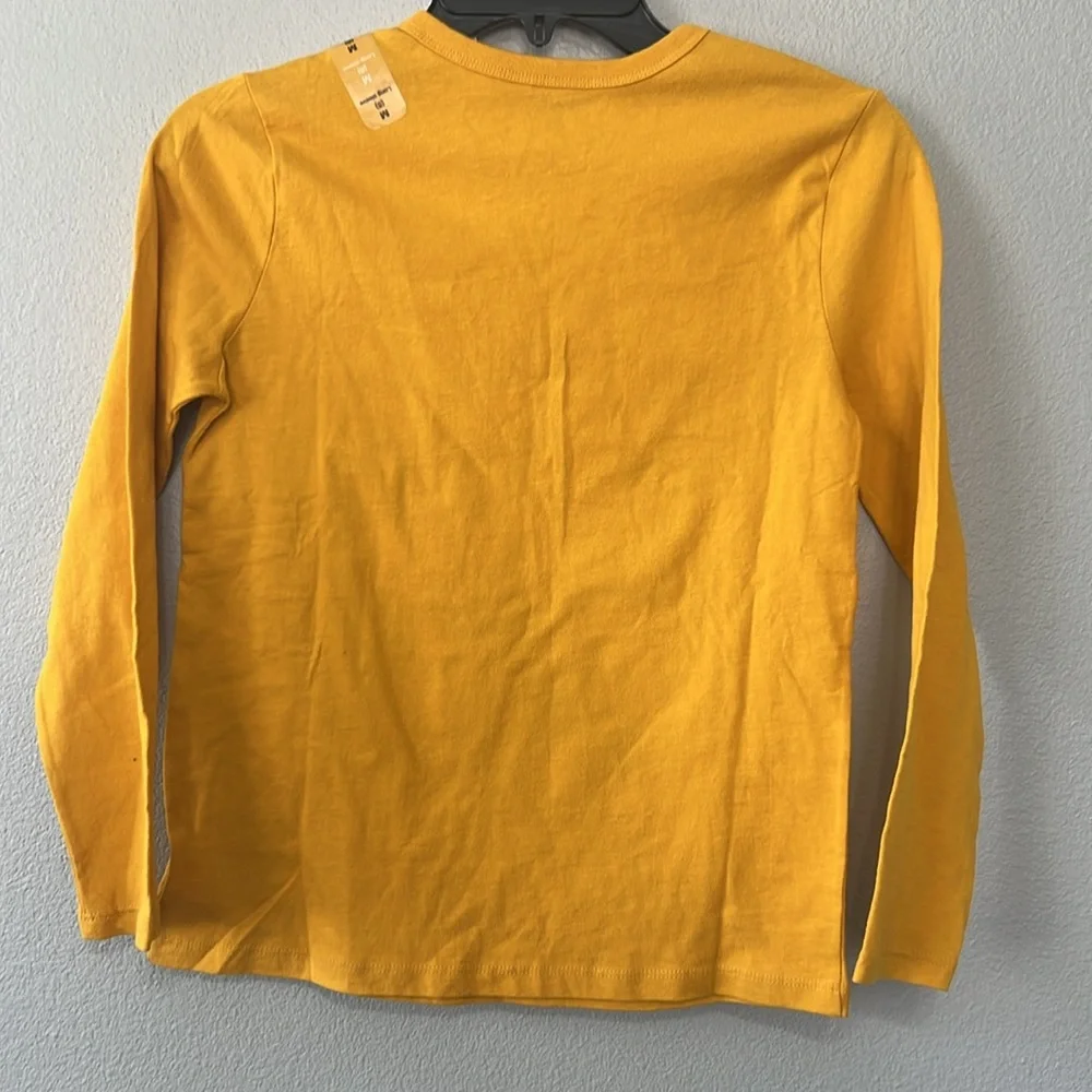 Gap kids universe, Explorer, yellow, long sleeve tee size medium (8)‎